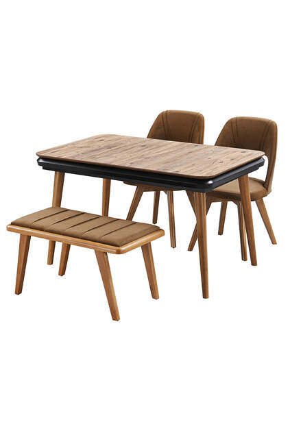 Albina Walnut Table And Chair Set FRL1023 Albina Walnut Table And Chair Set FRL1023