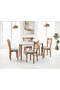 Set Tavolo Zen Bianco & Sedie Crestato HDR1265
