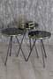 Nesting Table And Center Table Kr Set Black Metal Leg Double Gold Efes