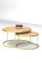 Couchtisch Double Gold Lux Special