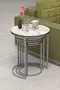 Nesting Table C Lux Silver