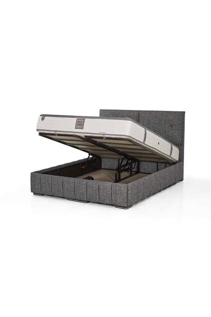 MD Prague 180x200 Double Bed, Base, Headboard Set GM163