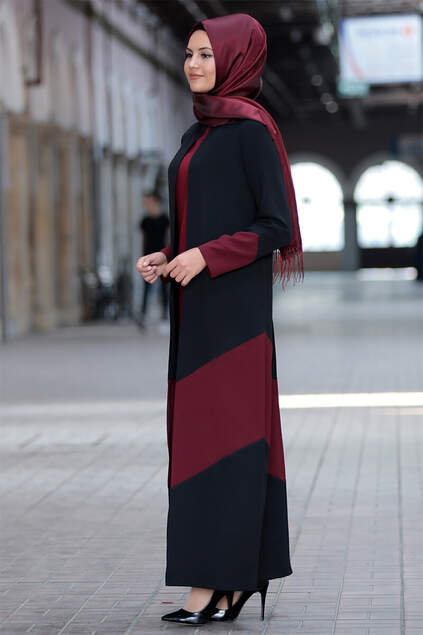 Colorful 3 Piece Coat Suit Burgundy