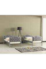 Melis Bunk Bed 90x190 ARM001 Grey