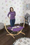 Tip-Up Safety Hammock Crib Purple