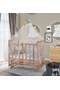 Natural Mother's Side Crib Yellow