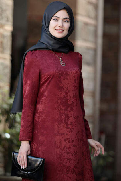 Esin Dress Burgundy