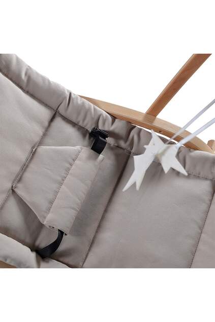 Wooden Baby Carriage Light Brown Wooden Baby Carriage Light Brown