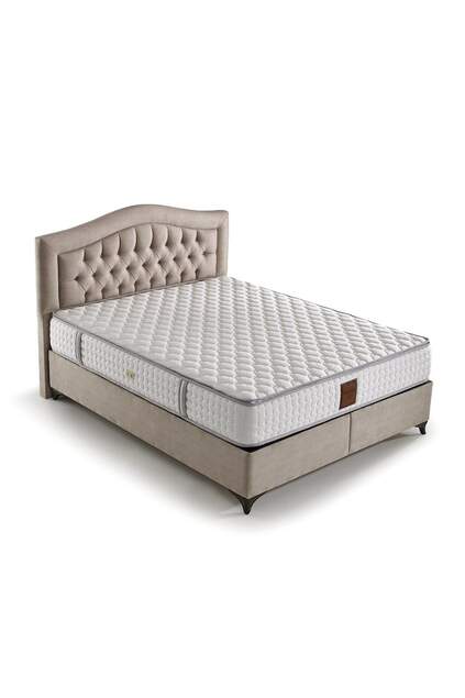 MD Sahra 180x200 Çift Kişilik Yatak, Baza, Başlık Seti GM115