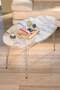 Nesting Table And Center Table Ellipse Set Silver Efes Wire