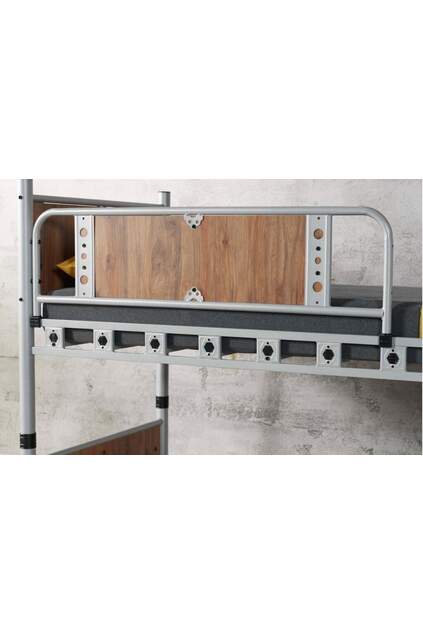 Elegant Stockbett 90x200 ARM018 Nussbaum