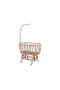 Wooden Organic Basket Crib Pink