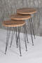 Center Table And Nesting Table Walnut Set Wire Leg Kr Center Table And Nesting Table Walnut Set Wire Leg Kr