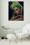 Green Black Glass Table Green Black Glass Table