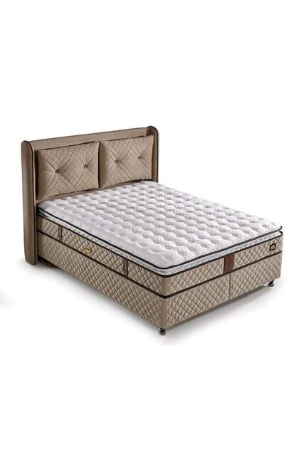 MD Nergis 180x200 Çift Kişilik Yatak, Baza, Başlık Seti GM110