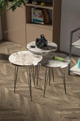Black Wire Silver Zigon Coffee Table