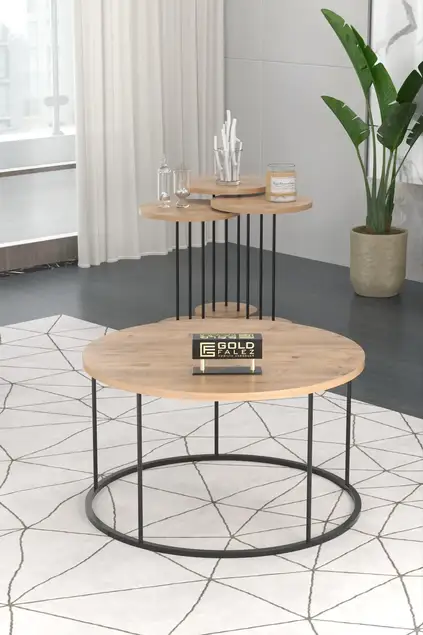 Centre Couchtisch und Zigon Couchtisch Terra Set