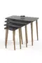 Zigon Coffee Table Wooden 4 Piece Square