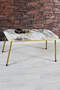 Nesting Table And Center Table Kr Gold Metal Leg Gold White Set