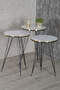 Nesting Table And Center Table Kr Set Black Wire Leg Double Gold Ephesus