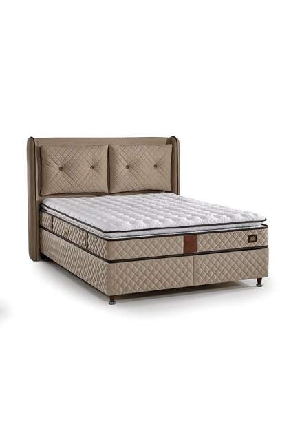 MD Nergis 150x200 Double Bed, Base, Headboard Set GM110 MD Nergis 150x200 Double Bed, Base, Headboard Set GM110