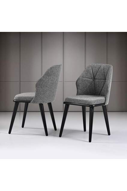 Avantgarde Schwarz Tisch & Buse Stuhl & Buse Bank Set HDR1218