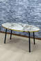 Nesting Table And Center Table Combined Set Gold Bendir 3200