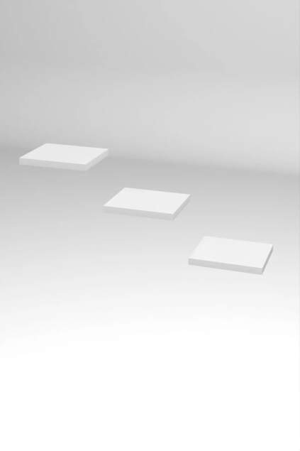 3-Piece Square Wall Shelf