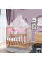 Natural Mother's Side Crib Pink