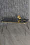 Nesting Table And Center Table Kr Set Black Metal Leg Double Gold Bendir