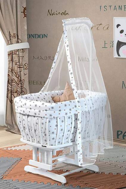 White Star Basket Crib