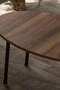 Nesting Table And Center Table Set Metal Ellipse Walnut Nesting Table And Center Table Set Metal Ellipse Walnut