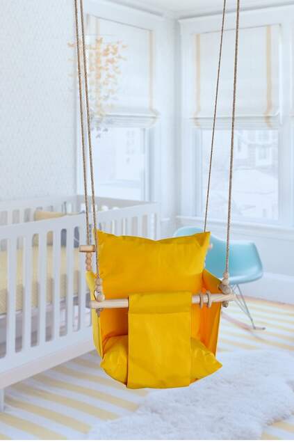 Ruby Puff Yellow Swing