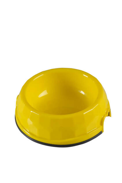 Cat and Dog Food/Water Bowl Large Yellow