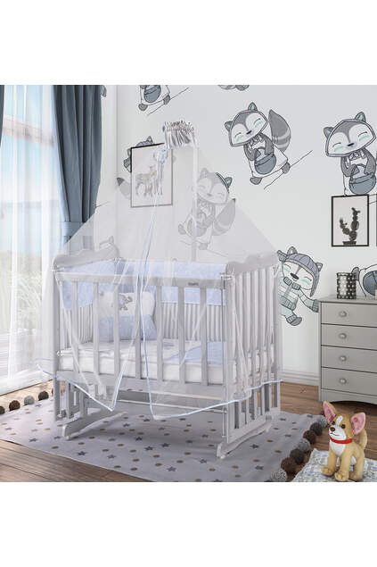 Gri Anne Yanı Beşik Mavi Gri Anne Yanı Beşik Mavi