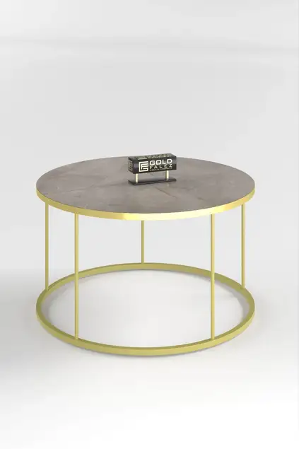 Couchtisch und Zigon Couchtisch Terra Set Gold Couchtisch und Zigon Couchtisch Terra Set Gold