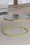 Couchtisch und Zigon Couchtisch Terra Set Gold Couchtisch und Zigon Couchtisch Terra Set Gold