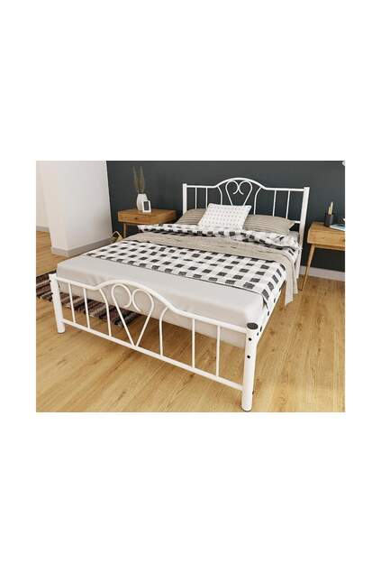 Orchidee Metallbett 90x200 ARM104 Weiß Orchidee Metallbett 90x200 ARM104 Weiß