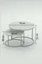Coffee Table Double Silver Luxury Special