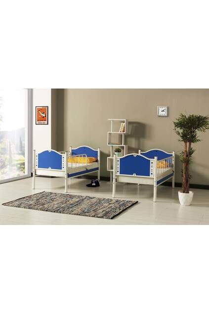 Baby Pearl Bunk Bed 90x190 ARM023 Blue Baby Pearl Bunk Bed 90x190 ARM023 Blue