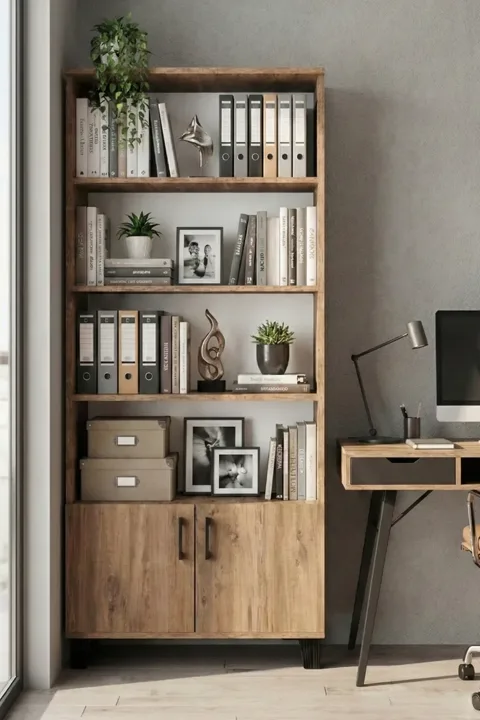Classic Multi-Purpose Bookcase - Brown