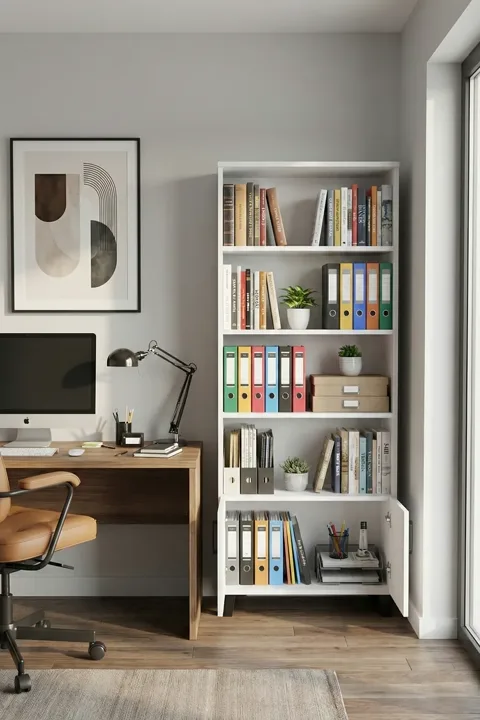 Classic Multi-Purpose Bookcase - White