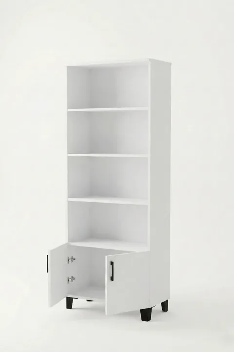 Classic Multi-Purpose Bookcase - White