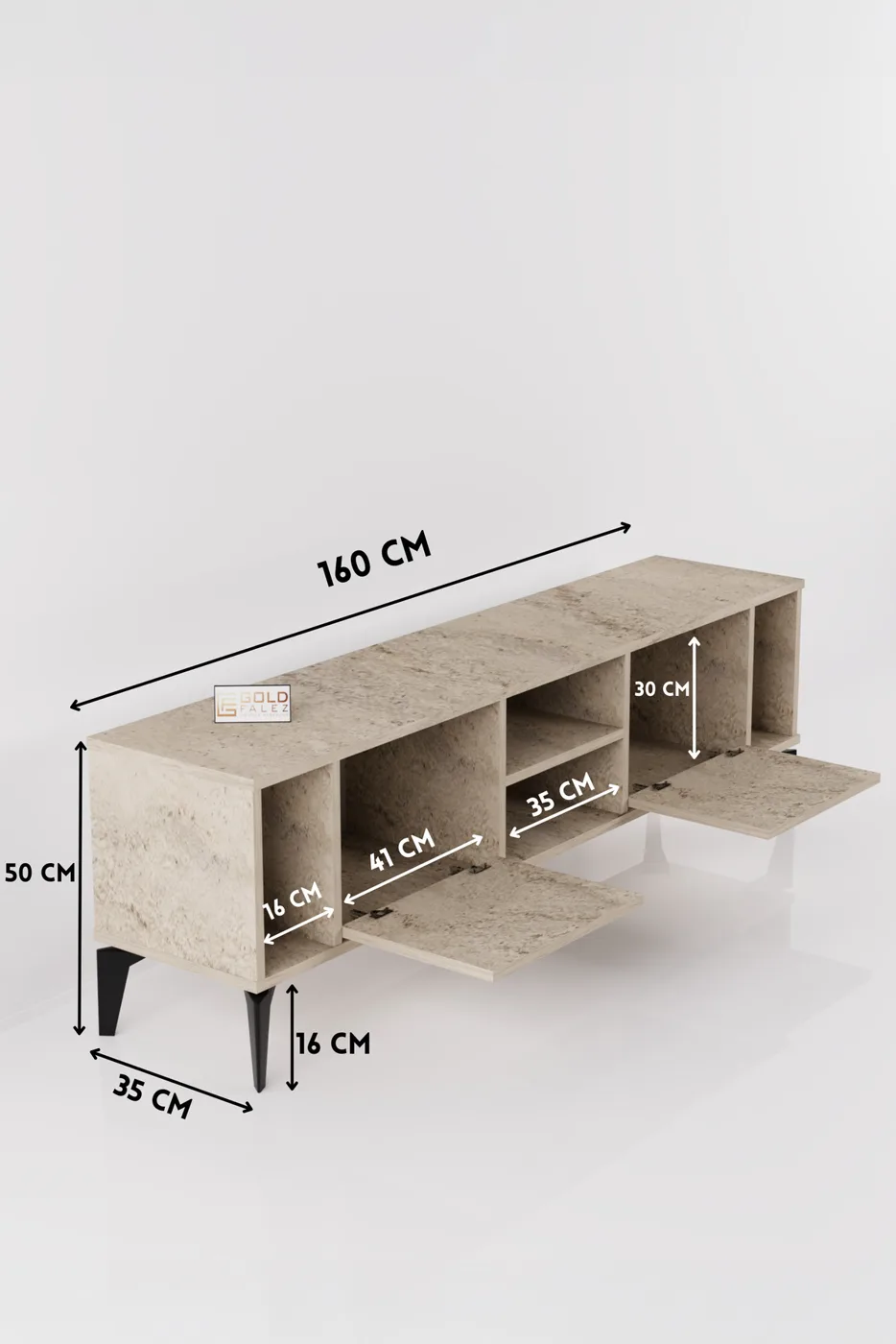 TV Unit - Ecru