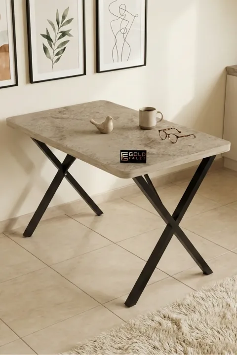 Rectangular Dining Table, 110cm - Ecru