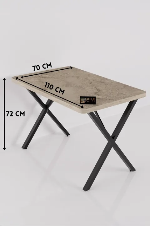 Rectangular Dining Table, 110cm - Ecru