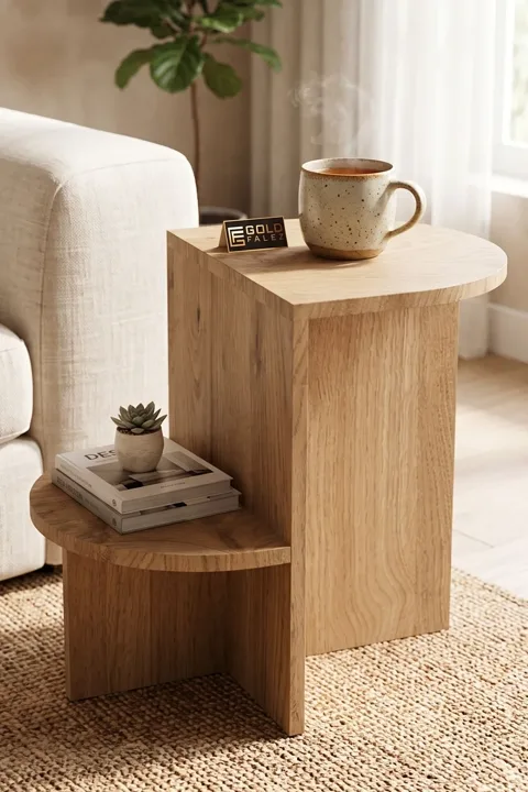 Setro Oval Side Table - Multicolour