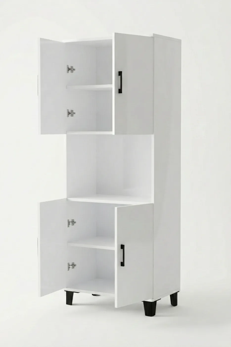 Meuble de cuisine vertical - blanc