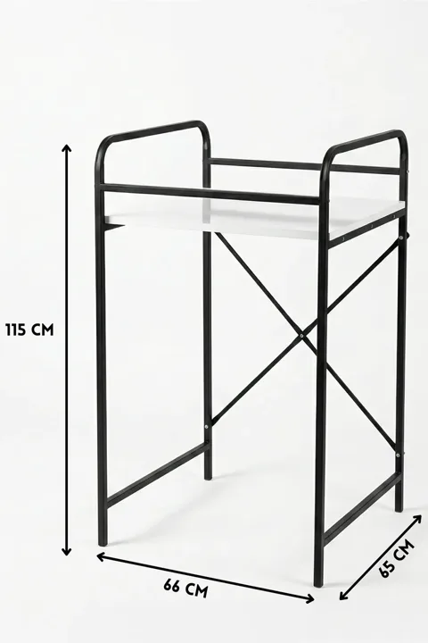 Washing Machine & Dryer Cabinet Metal Legs - Black