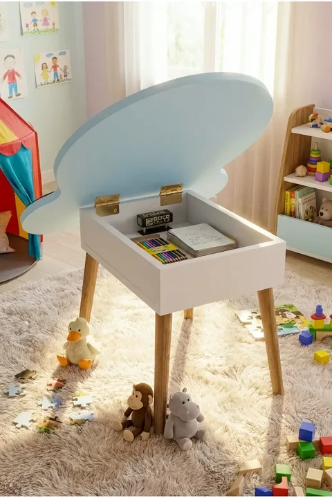 Happy Face Play & Activity Table - Blue